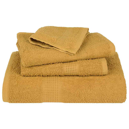 Zeepdoekjes 2 st 30x30 cm 360 g/m² 100% katoen goudkleurig