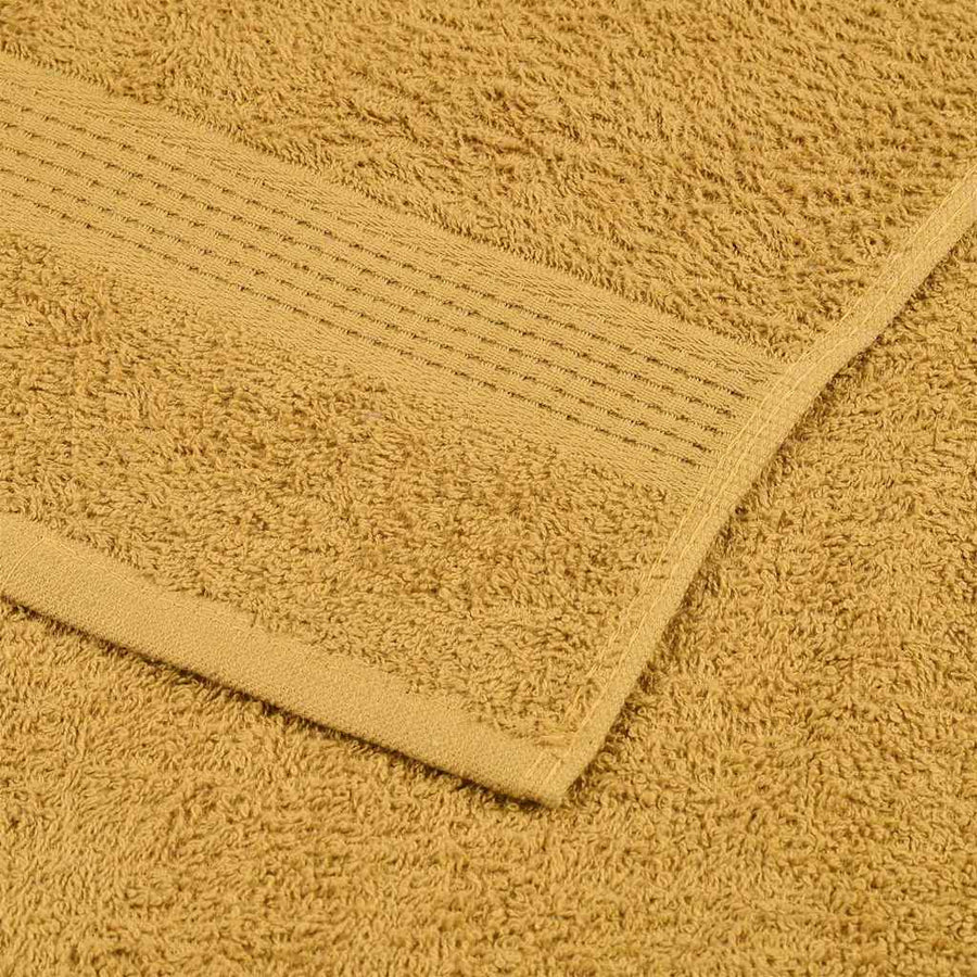 Zeepdoekjes 4 st 30x30 cm 360 g/m² 100% katoen goudkleurig