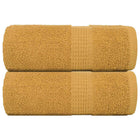 Gastendoekjes 2 st 30x50 cm goud