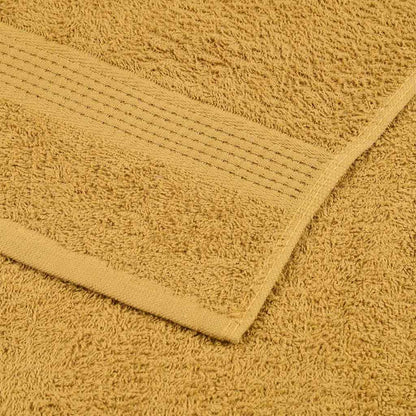 Gastendoekjes 2 st 30x50 cm 360 g/m² 100% katoen goudkleurig