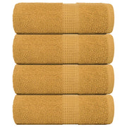 Gastendoekjes 4 st 30x50 cm goud