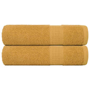 Towels FROGN 2 pcs 50x100 cm 360 gsm gold