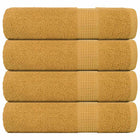 Towels FROGN 4 pcs 50x100 cm 360 gsm gold