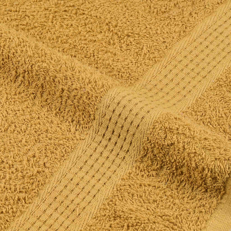 Handdoeken 4 st 50x100 cm 360 g/m² 100% katoen goudkleurig