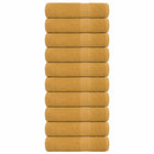 Handdoeken 10 st 50x100 cm goud