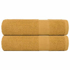 Bath towels FROGN 2 pcs 70x140 cm 360 g/m² gold