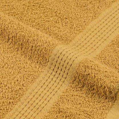 Douchehanddoeken 4 st 70x140cm 360 g/m² 100% katoen goudkleurig