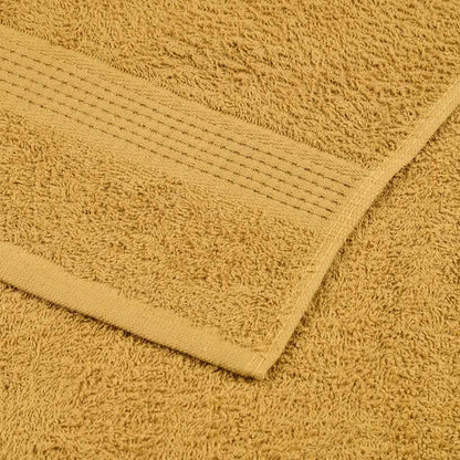 Badhanddoeken 2 st 100x150 cm 360 g/m² 100% katoen goudkleurig