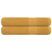 Sauna towels FROGN 2 pcs 80x200 cm 360 gsm gold