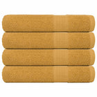 Saunahanddoeken 4 st 80x200 cm goud