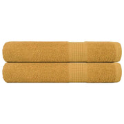 Towels FROGN 2 pcs 100x200 cm 360 g/m² gold