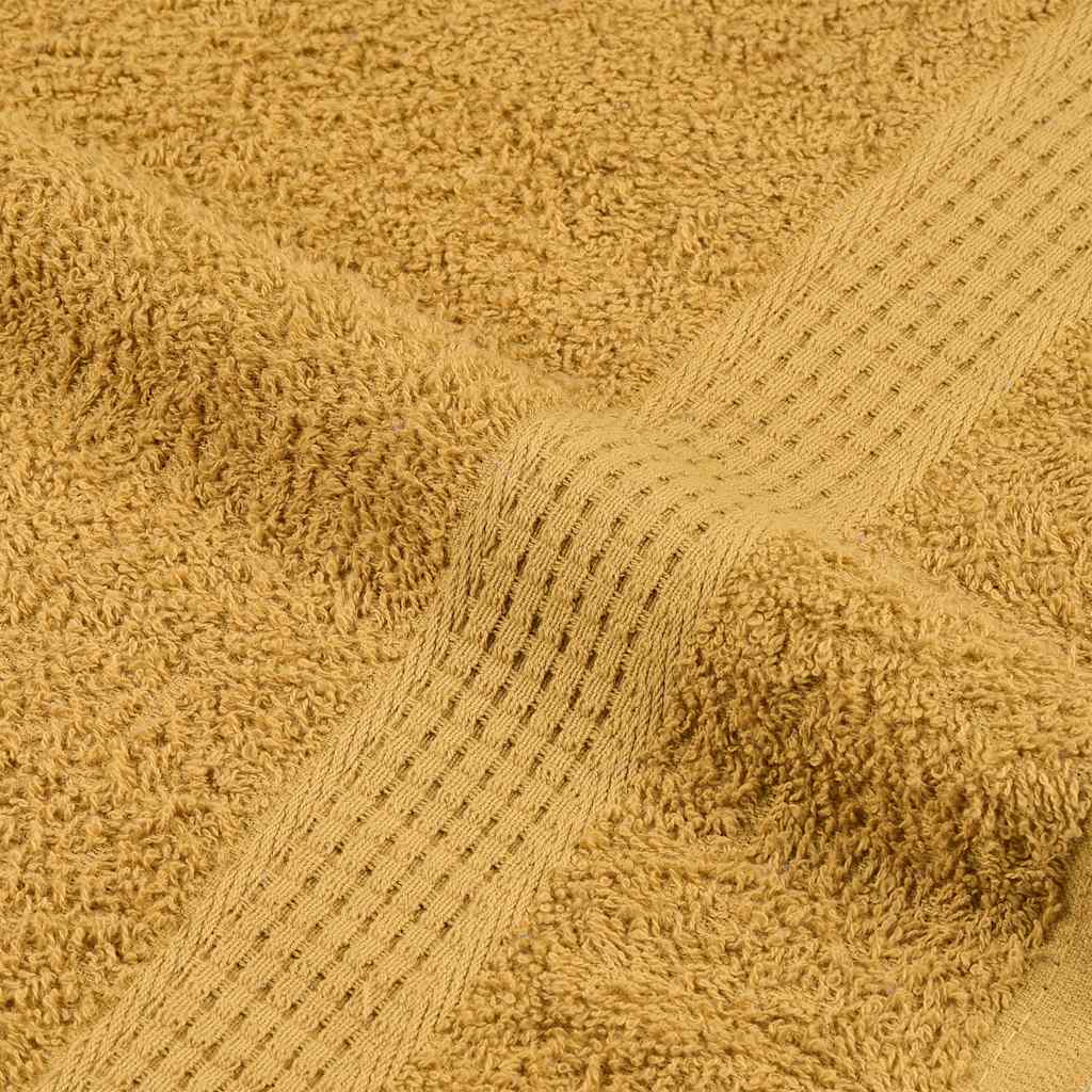 Handdoeken 4 st 100x200 cm 360 g/m² 100% katoen goudkleurig