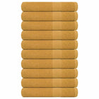 Handdoeken 10 st 100x200 cm goud