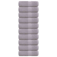 Zeepdoekjes 10 st 30x30 cm 360 g/m² 100% katoen grijs