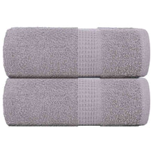 Gastendoekjes 2 st 30x50 cm 360 g/m² 100% katoen grijs
