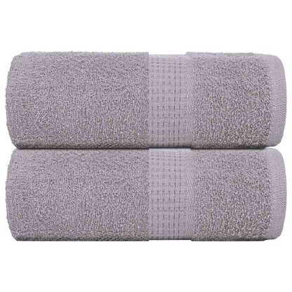 Gastendoekjes 2 st 30x50 cm 360 g/m² 100% katoen grijs