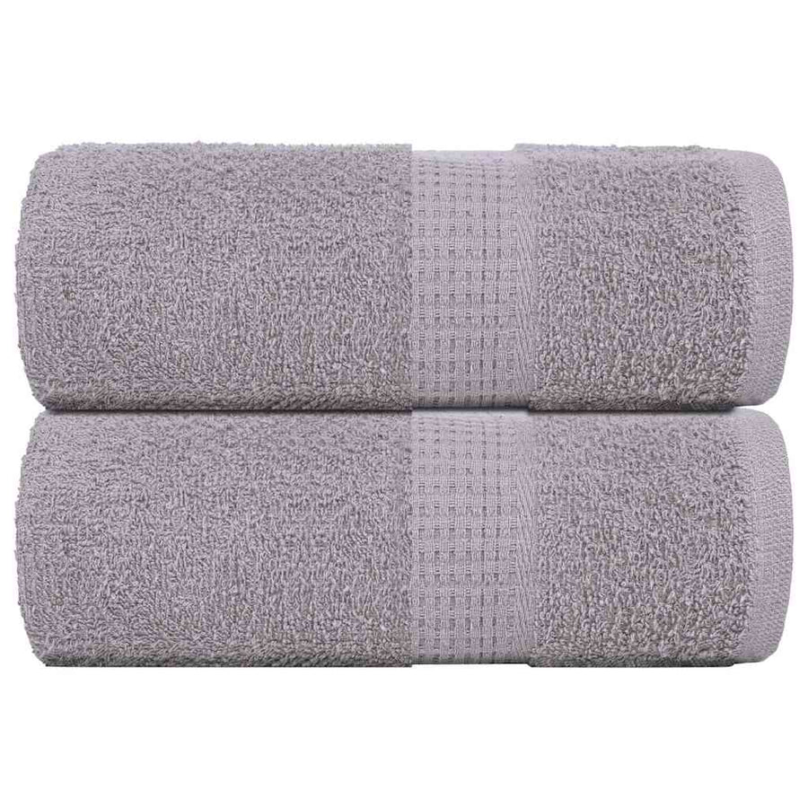 Gastendoekjes 2 st 30x50 cm 360 g/m² 100% katoen grijs