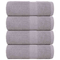 Gastendoekjes FROGN 4 st 30x50 cm 360 g/m² grijs