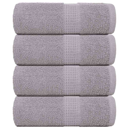 Gastendoekjes 4 st 30x50 cm 360 g/m² 100% katoen grijs