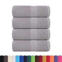 Gastendoekjes 4 st 30x50 cm 360 g/m² 100% katoen grijs