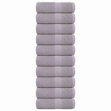 Gastendoekjes 10 st 30x50 cm 360 g/m² 100% katoen grijs