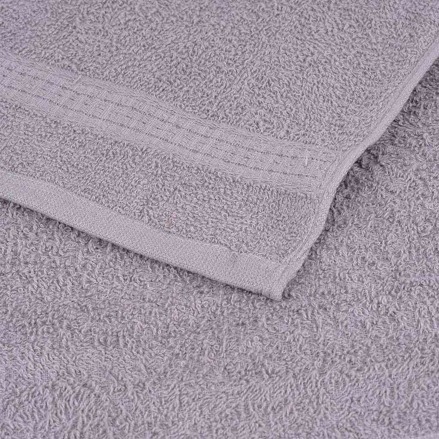 Douchehanddoeken 4 st 70x140 cm 360 g/m² 100% katoen grijs