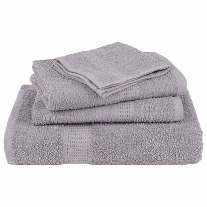 Douchehanddoeken FROGN 10 st 70x140 cm 360 g/m² grijs