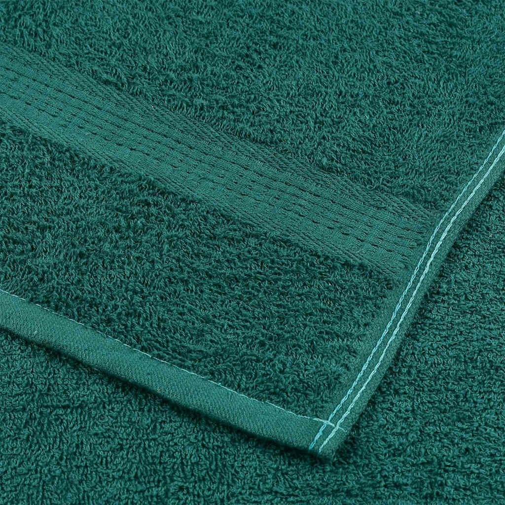 Douchehanddoeken 2 st 70x140 cm 360 g/m² 100% katoen groen