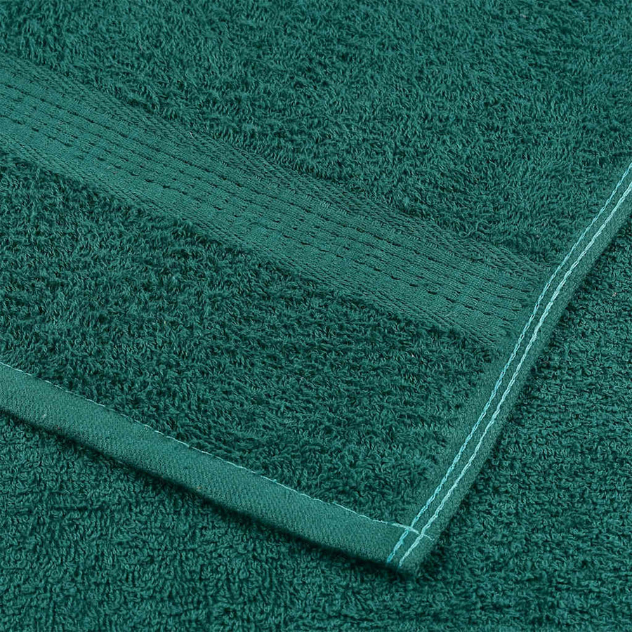 Douchehanddoeken 2 st 70x140 cm 360 g/m² 100% katoen groen