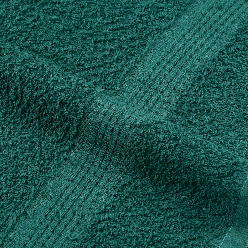 Douchehanddoeken 2 st 70x140 cm 360 g/m² 100% katoen groen
