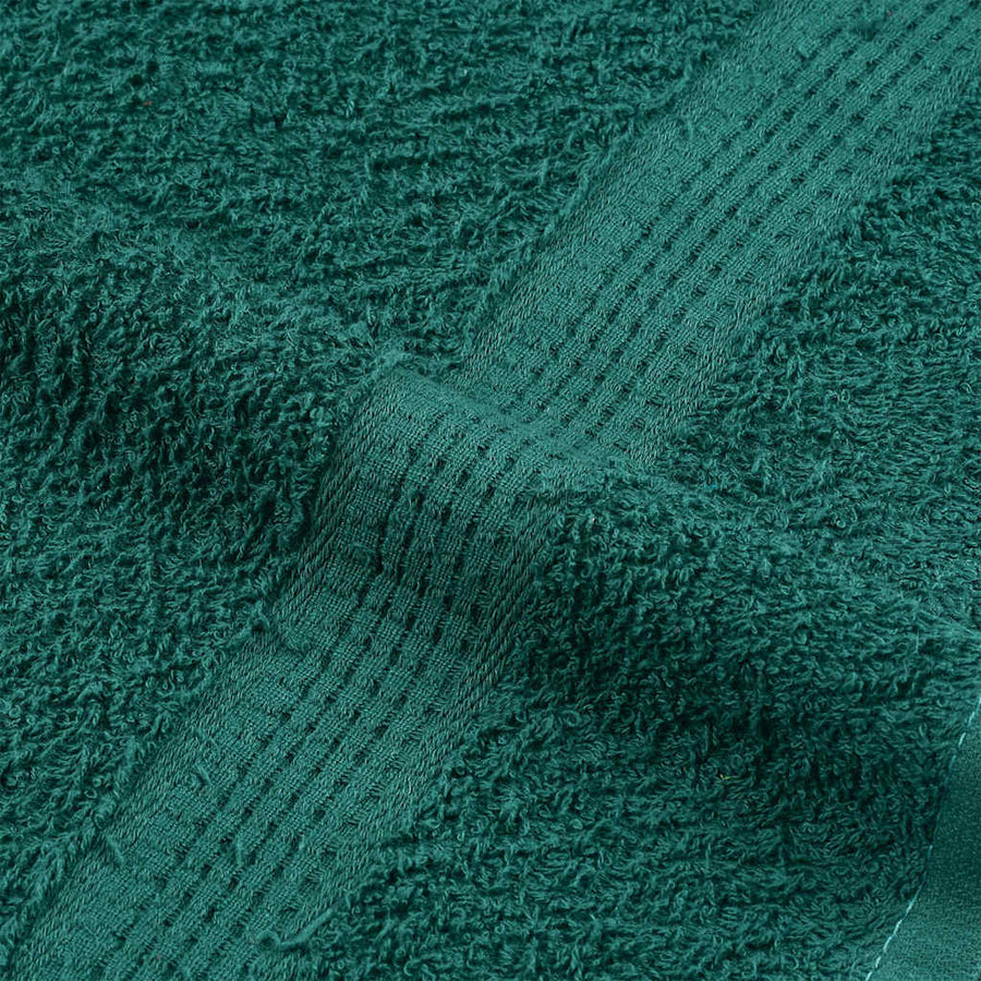 Douchehanddoeken 2 st 70x140 cm 360 g/m² 100% katoen groen