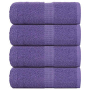 Washandjes 30x30 cm paars 4 stuks