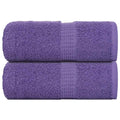 Gastendoekjes FROGN 2 st 30x50 cm 360 g/m² paars