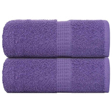 Gastendoekjes 2 st 30x50 cm 360 g/m² 100% katoen paars