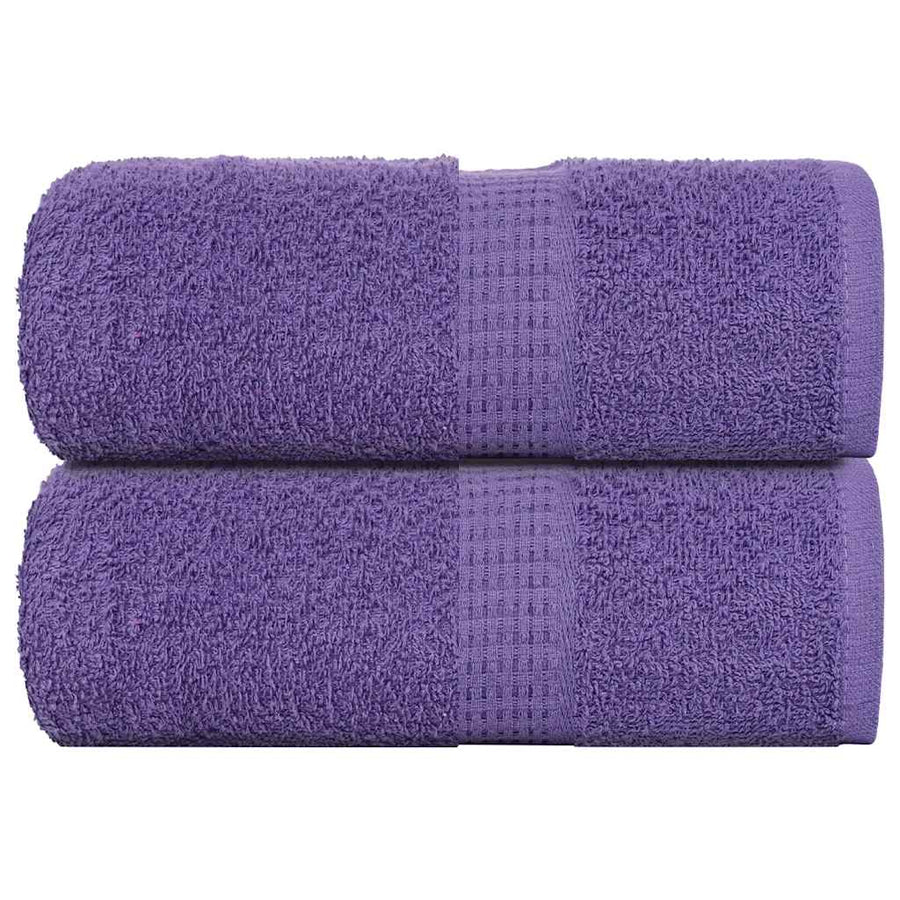 Gastendoekjes 2 st 30x50 cm 360 g/m² 100% katoen paars