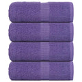 Gastendoekjes FROGN 4 st 30x50 cm 360 g/m² paars