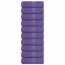 Gastendoekjes 10 st 30x50 cm 360 g/m² 100% katoen paars