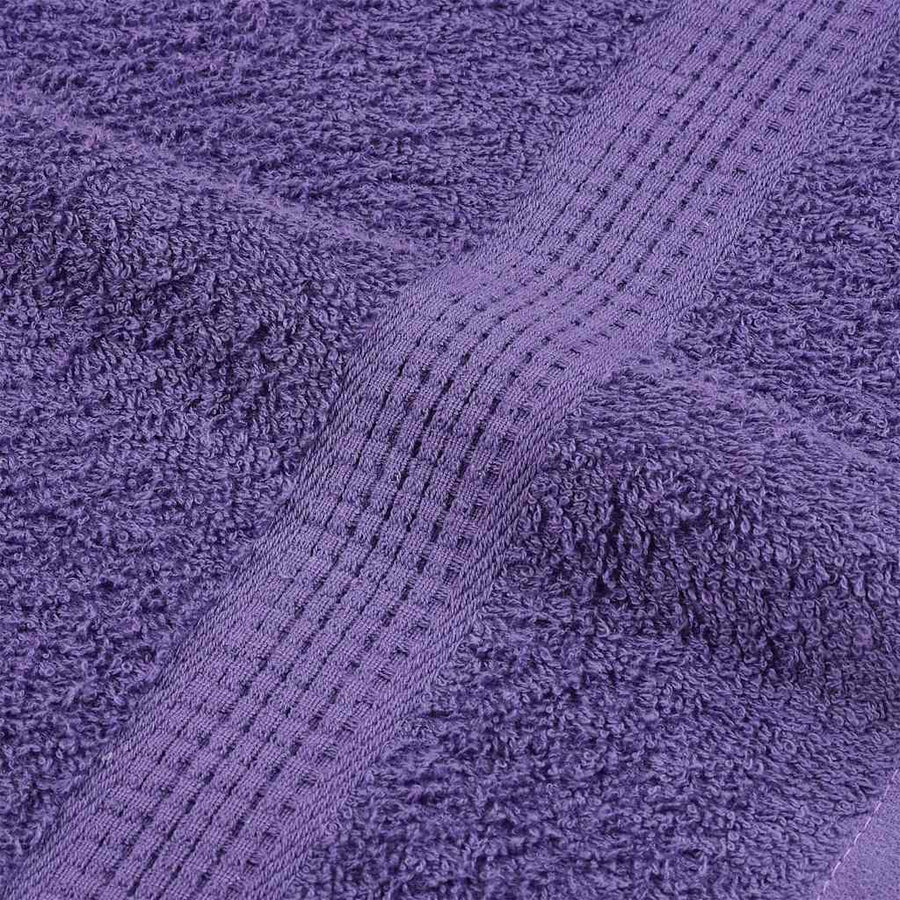Handdoeken 10 st 50x100 cm 360 g/m² 100% katoen paars