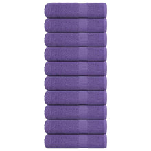 Badhanddoeken 10 st 100x150 cm 360 g/m² 100% katoen paars