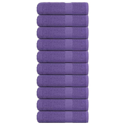 Badhanddoeken 10 st 100x150 cm 360 g/m² 100% katoen paars