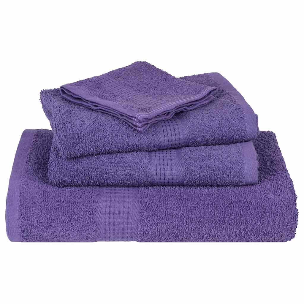 Badhanddoeken 10 st 100x150 cm 360 g/m² 100% katoen paars