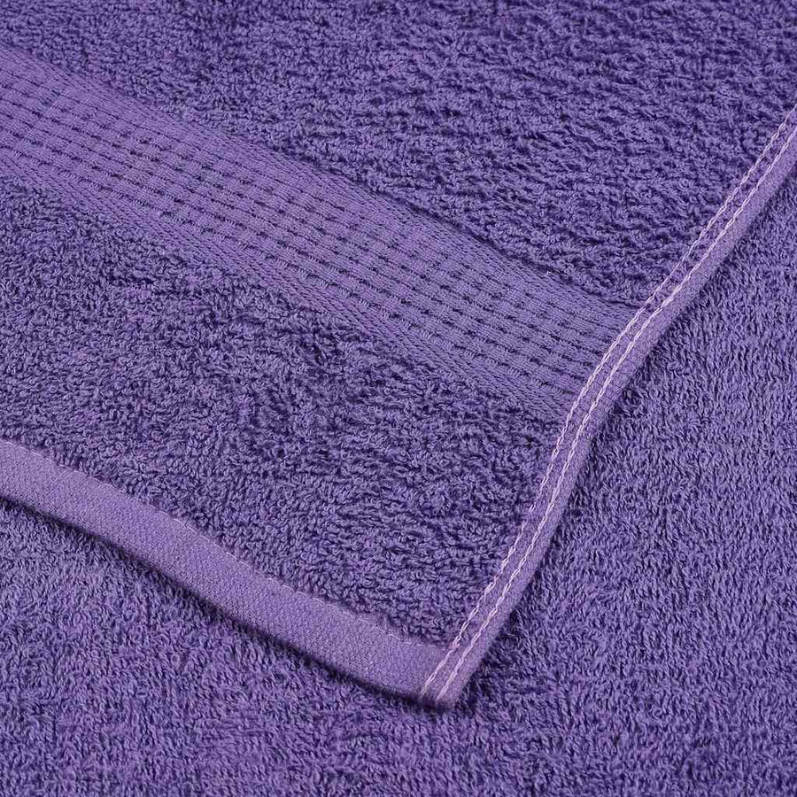 Saunahanddoeken 4 st 80x200 cm 360 g/m² 100% katoen paars
