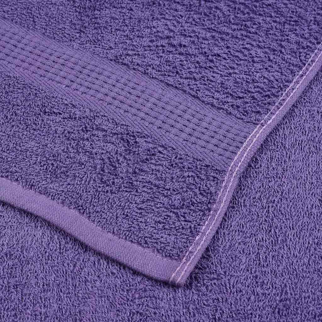 Saunahanddoeken 10 st 80x200 cm 360 g/m² 100% katoen paars