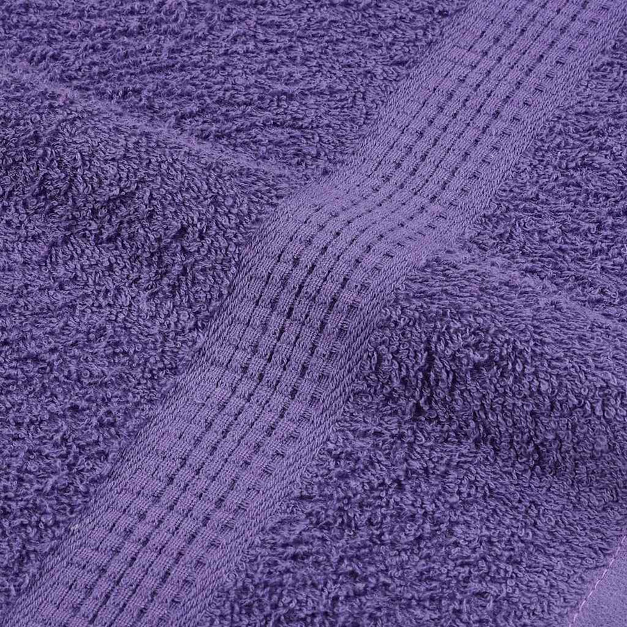 Saunahanddoeken 10 st 80x200 cm 360 g/m² 100% katoen paars