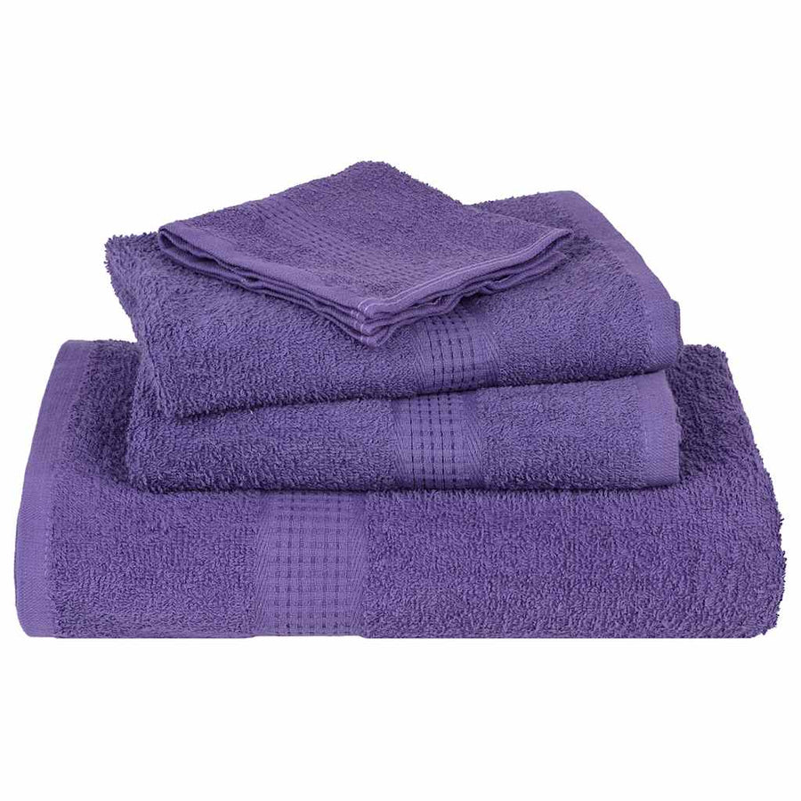 Handdoeken 2 st 100x200 cm 360 g/m² 100% katoen paars
