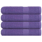 Towels FROGN 4 pcs 100x200 cm 360 g/m² purple