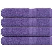 Towels FROGN 4 pcs 100x200 cm 360 g/m² purple