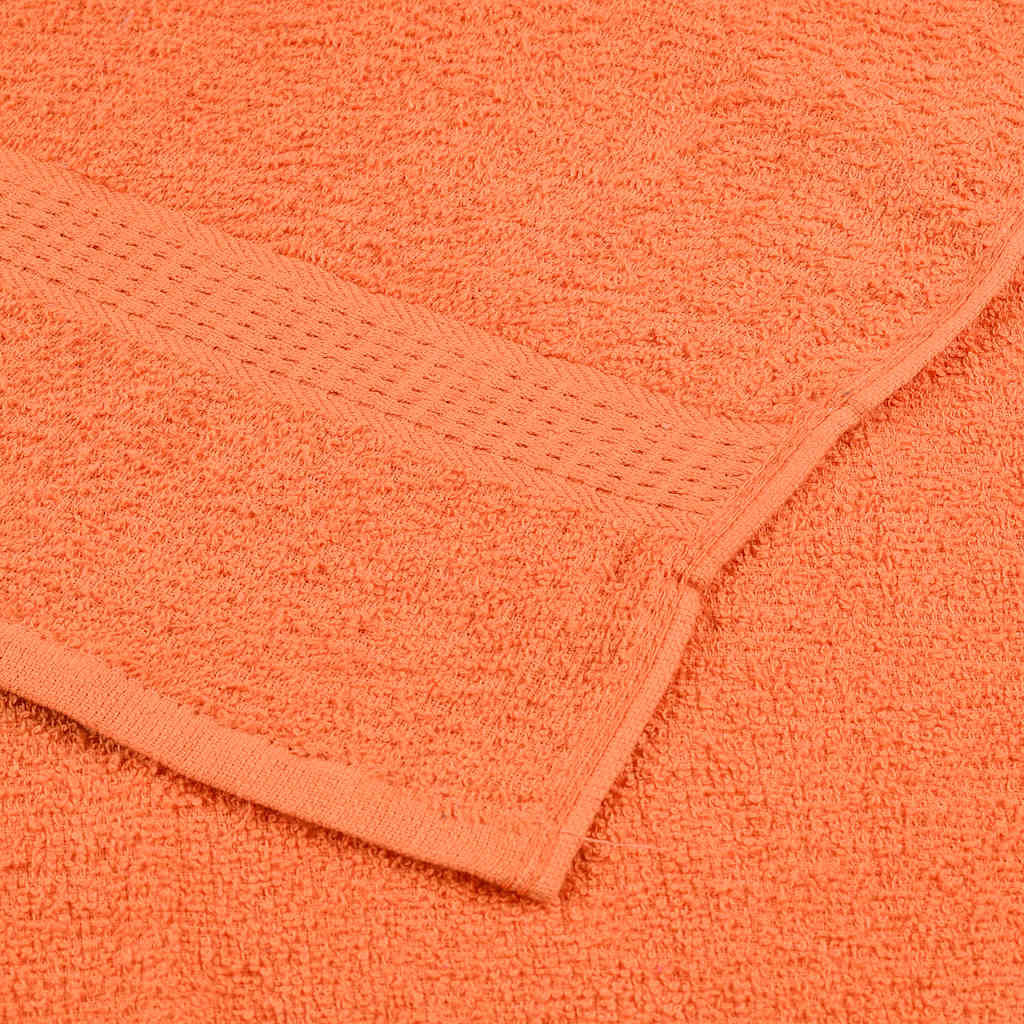 Badhanddoeken 10 st 100x150 cm 360 g/m² 100% katoen oranje