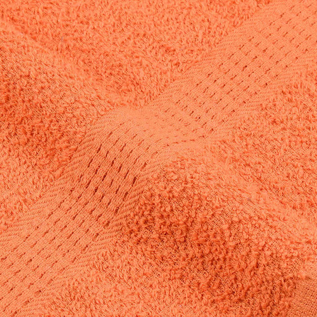 Badhanddoeken 10 st 100x150 cm 360 g/m² 100% katoen oranje