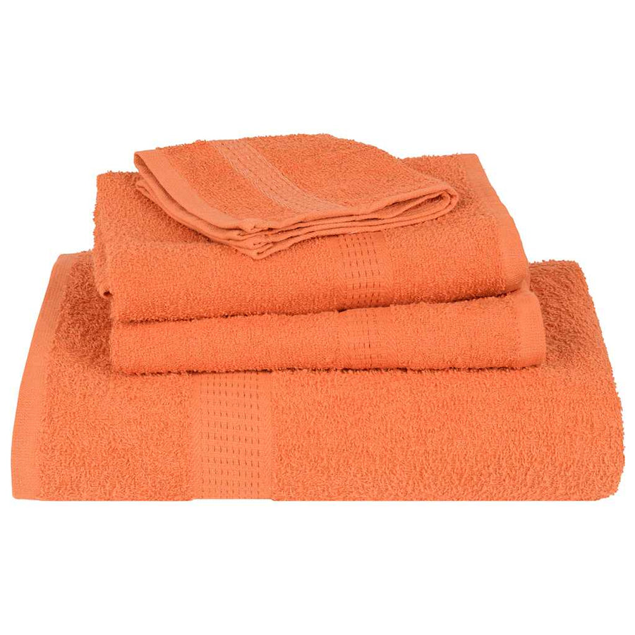 Saunahanddoeken 2 st 80x200 cm 360 g/m² 100% katoen oranje